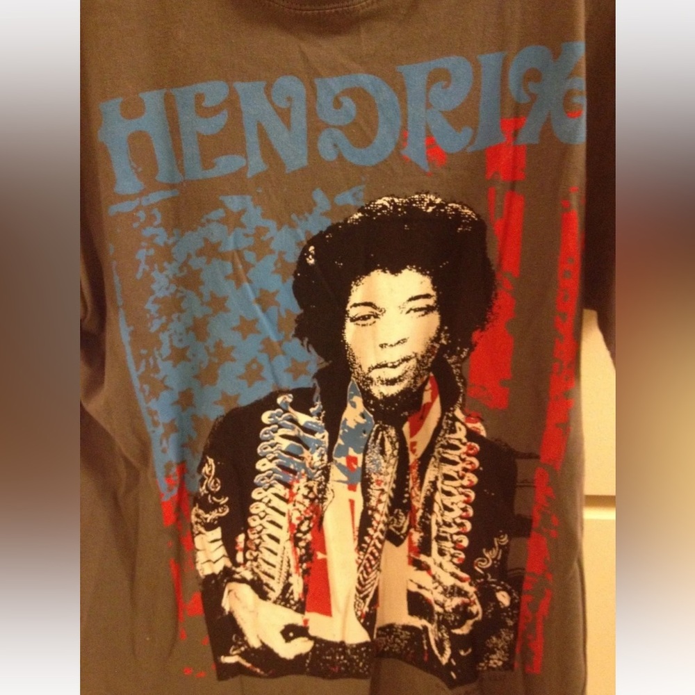 Jimi Hendrix T-shirt size M, gray - Picture 2 of 3